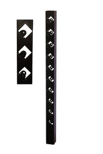 Hjørnestolpe Tallkobben 7 x 7 x 177 cm - Steel design